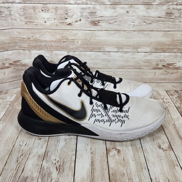 NIKE Kyrie Flytrap 2 Men\'s 13 White Black Athletic Basketball Shoes Sneakers main image 6